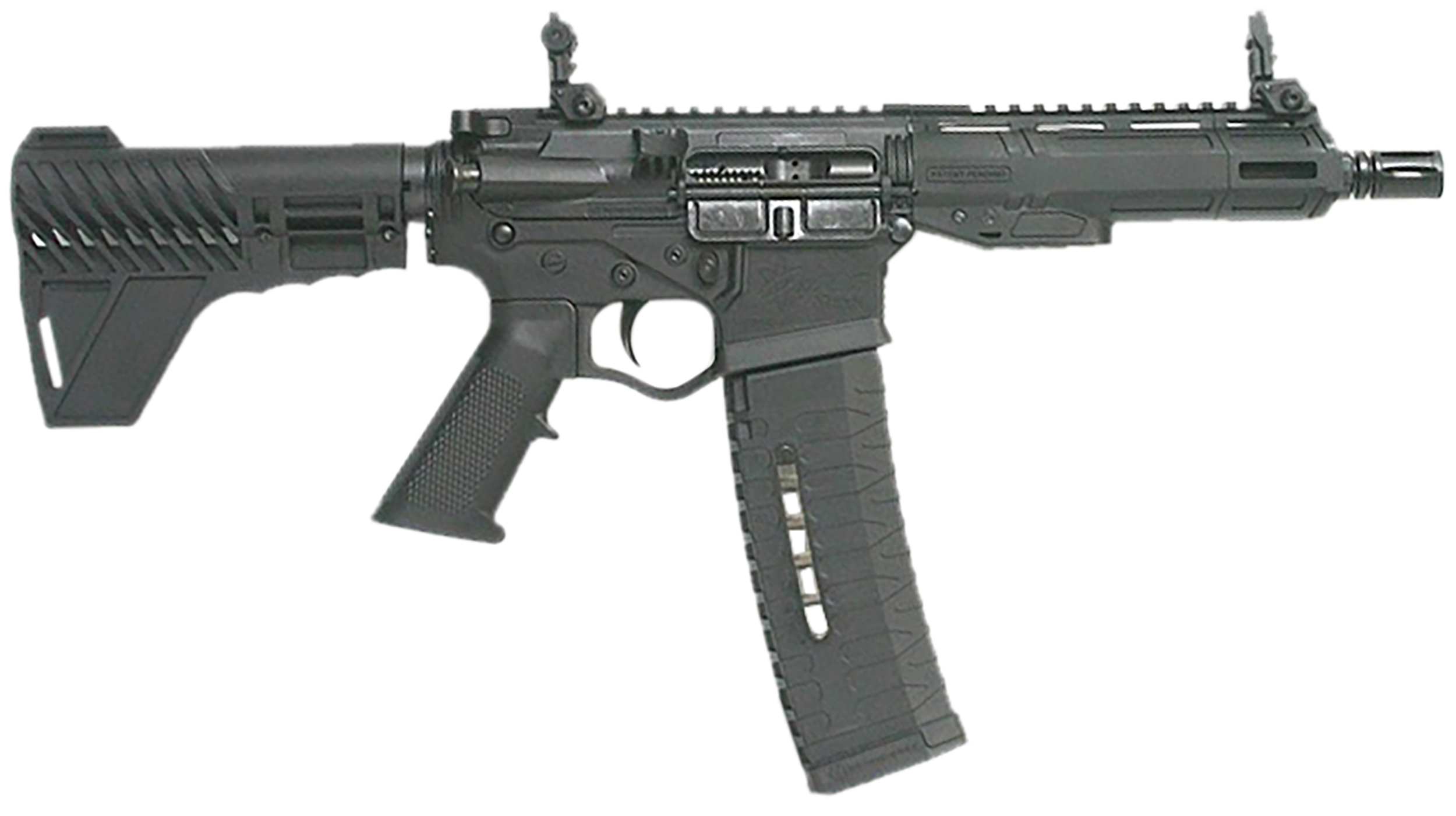 ATI ATIGAX5567ML60 Alpha Maxx  5.56x45mm 60+1 7.50" Black Threaded Barrel, Polymer M-LOK Handguard, Black Polymer Stock