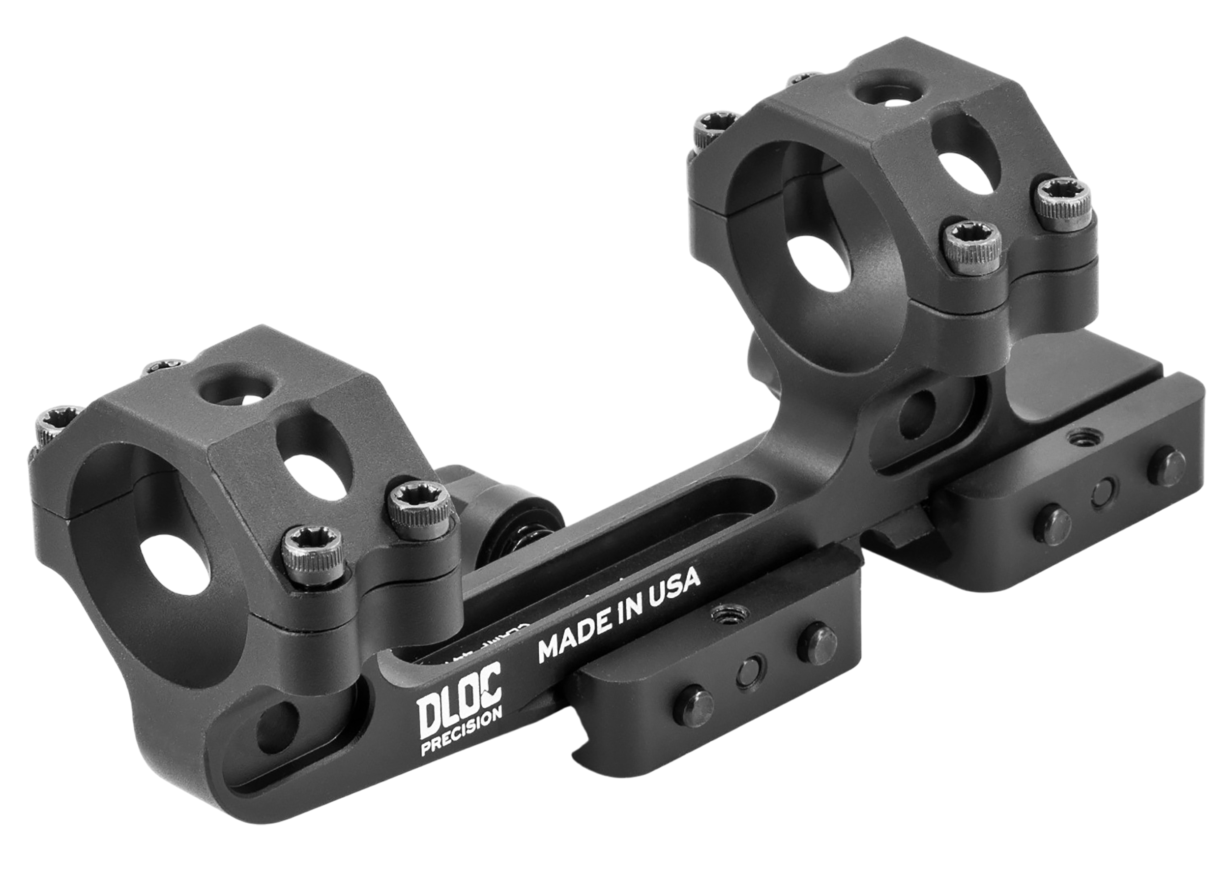 DLOC Precision DLOC-C130-1535-B Cantilever Black Aluminum 30mm Tube