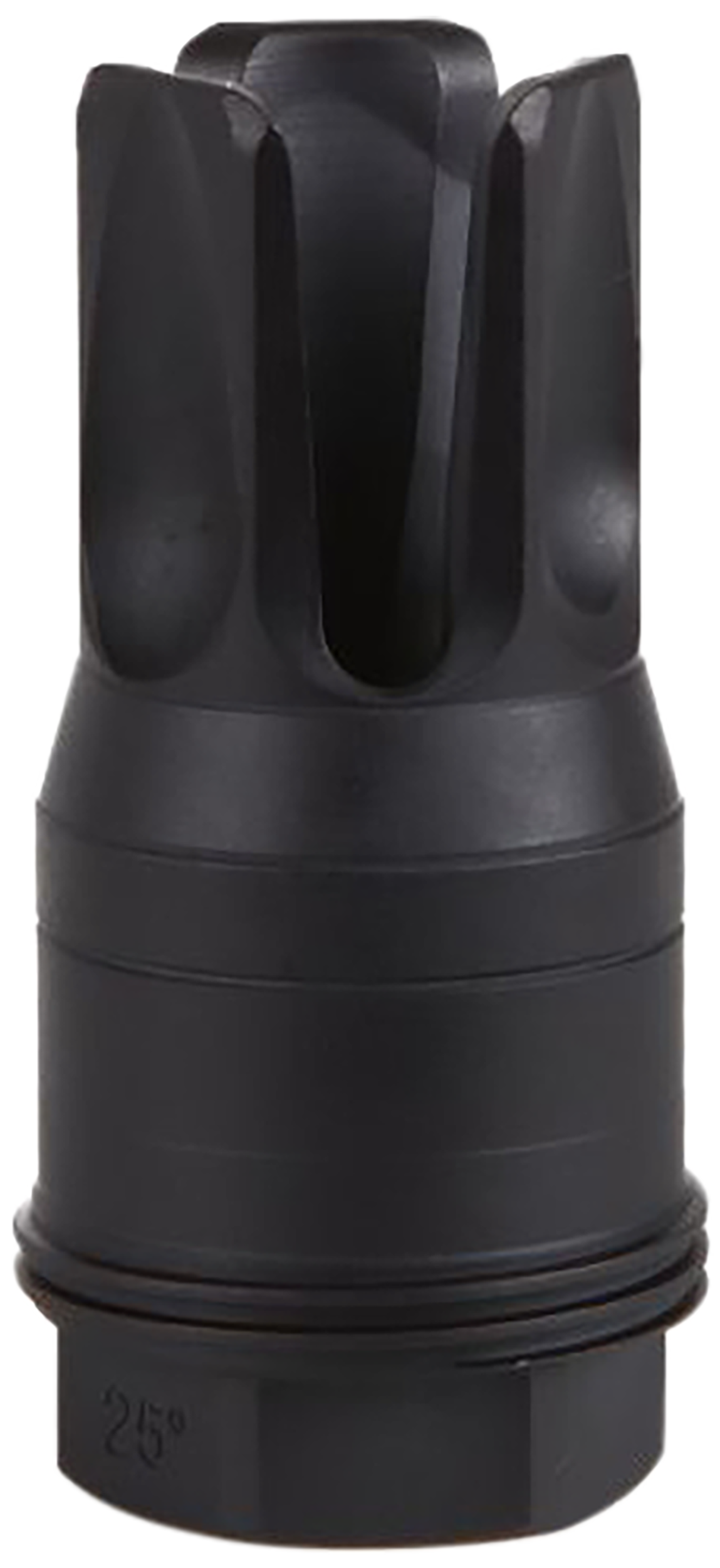 Sig Sauer SL55612X2825DEGF Clutch-Lok QD Flash Hider Black Stainless Steel with 1/2"x28 tpi 2.10" OAL for 5.56mm Sig Taper Lok Barrels