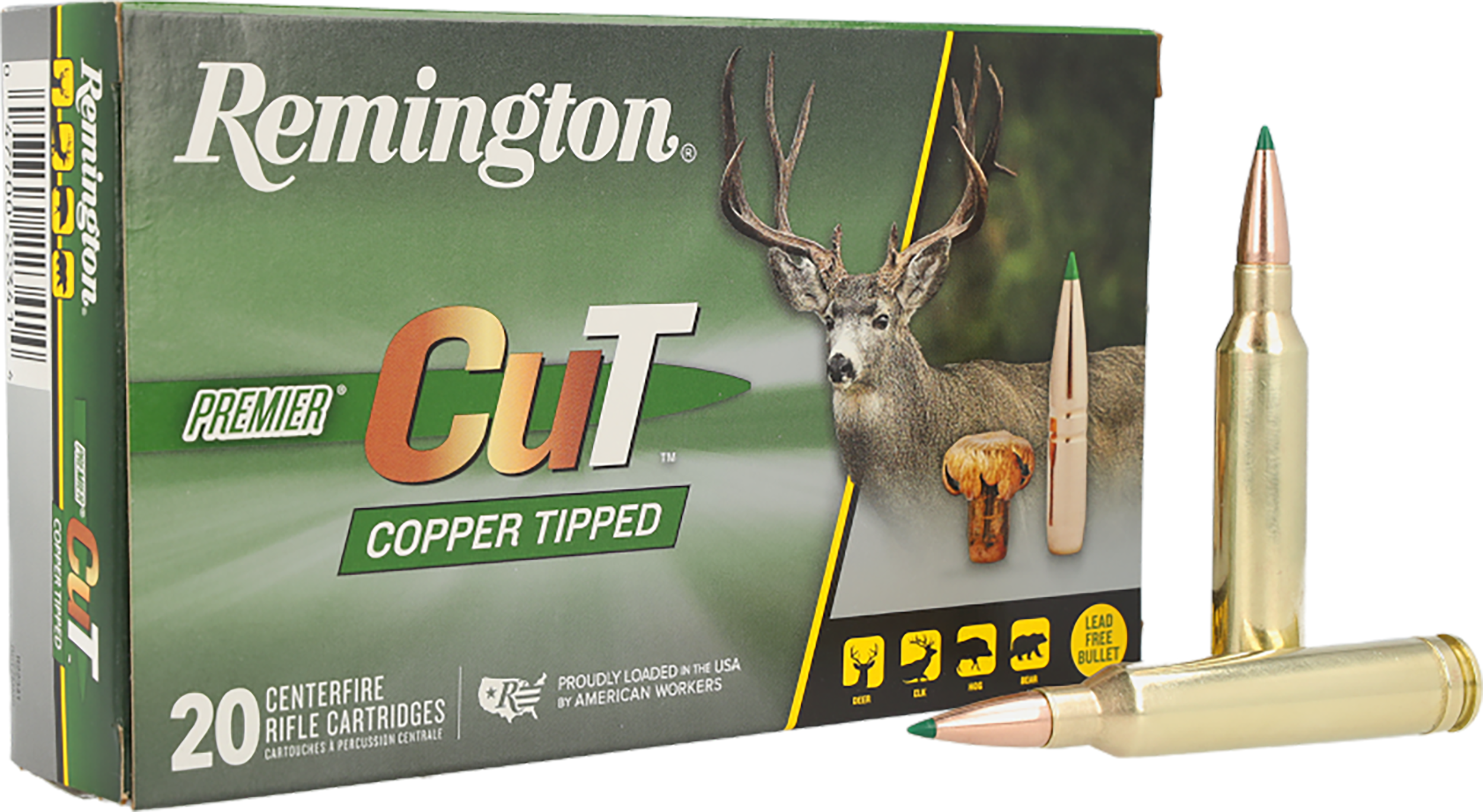 Remington Ammunition R22341 Premier Cut 6.5PRC 130gr 20 Per Box/10 Case