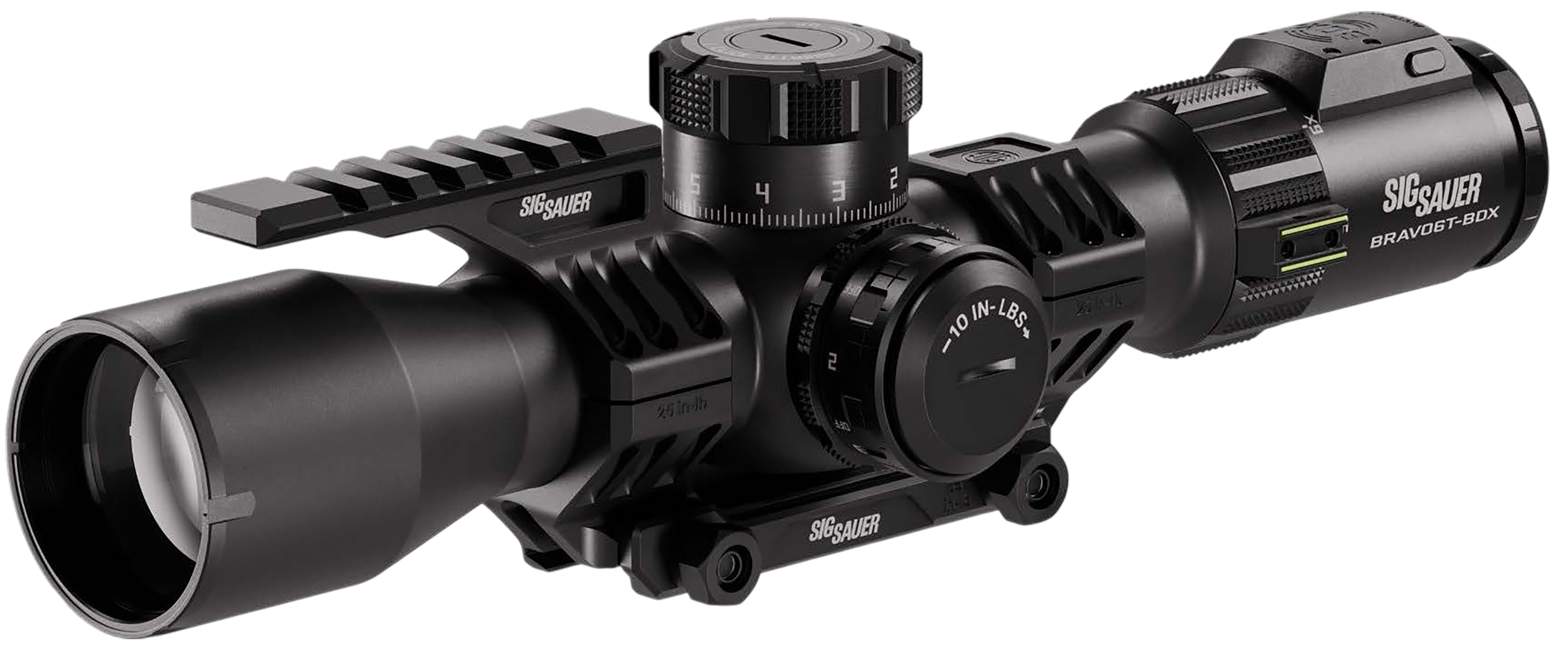 Sig Sauer Electro-Optics SOBBDX63104 BRAVO6T BDX Black 3-18x44mm, 35mm Tube, Illuminated MRAD DEV-L 2.0 Reticle