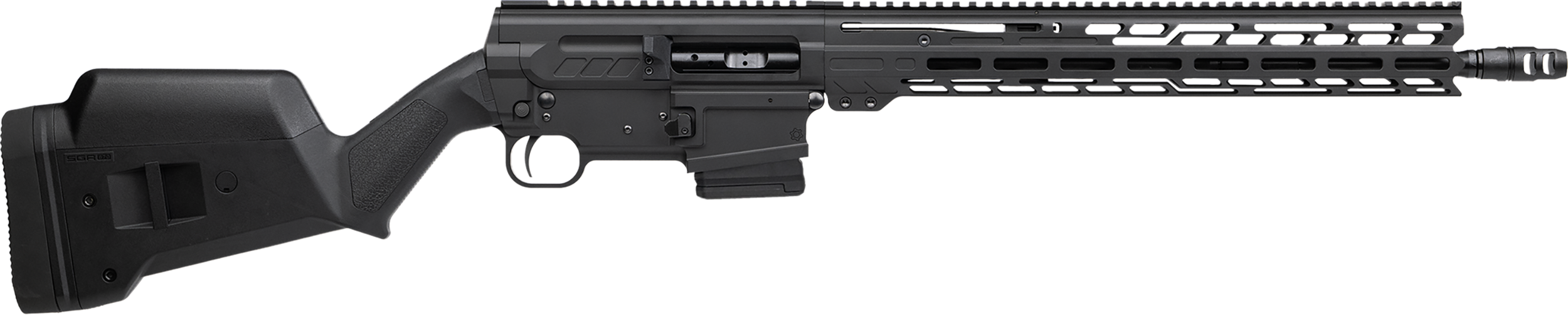 CMMG 30A650AAB Dissent BR4 *CA Compliant 300 Blackout 10+1 16.10" Black Nitride Threaded Barrel, Black Armor Cerakote Picatinny Rail Aluminum Receiver, Magpul SGA Black Synthetic Stock