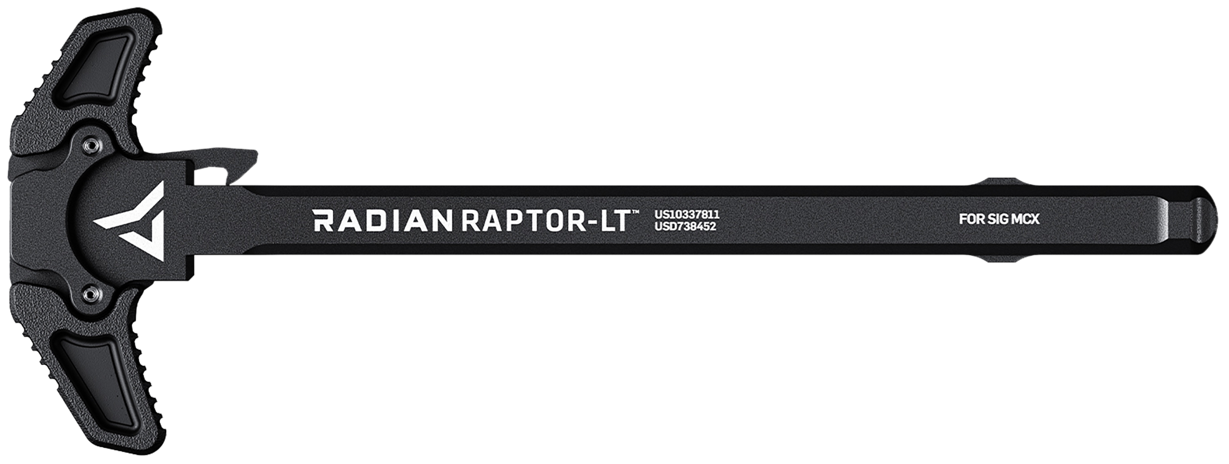 Radian Weapons R0364 Raptor LT Lightweight Ambi Charging Handle, Black, Fits Sig MCX