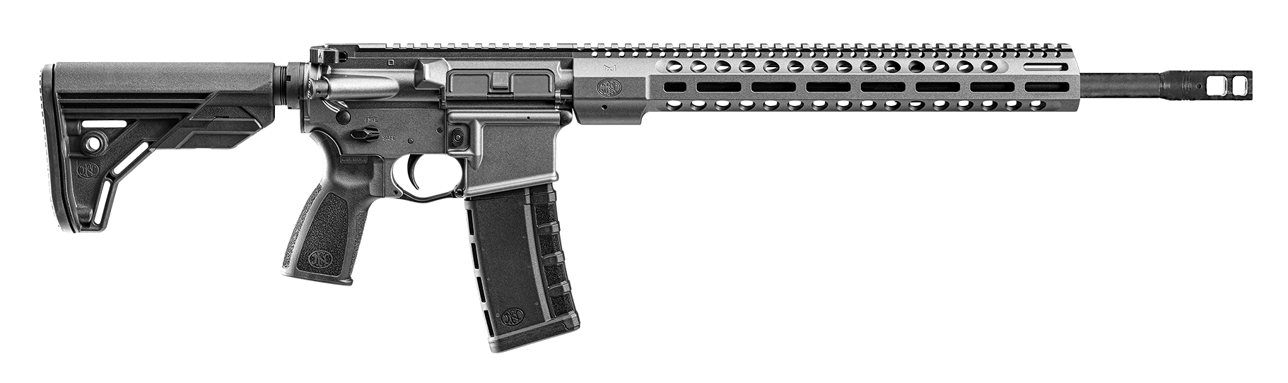 FN 36100683 FN 15 DMR3 5.56x45mm NATO 18" Barrel 30+1, Tungsten Gray Receiver, Black OEM Stock & Grip, Optics Ready