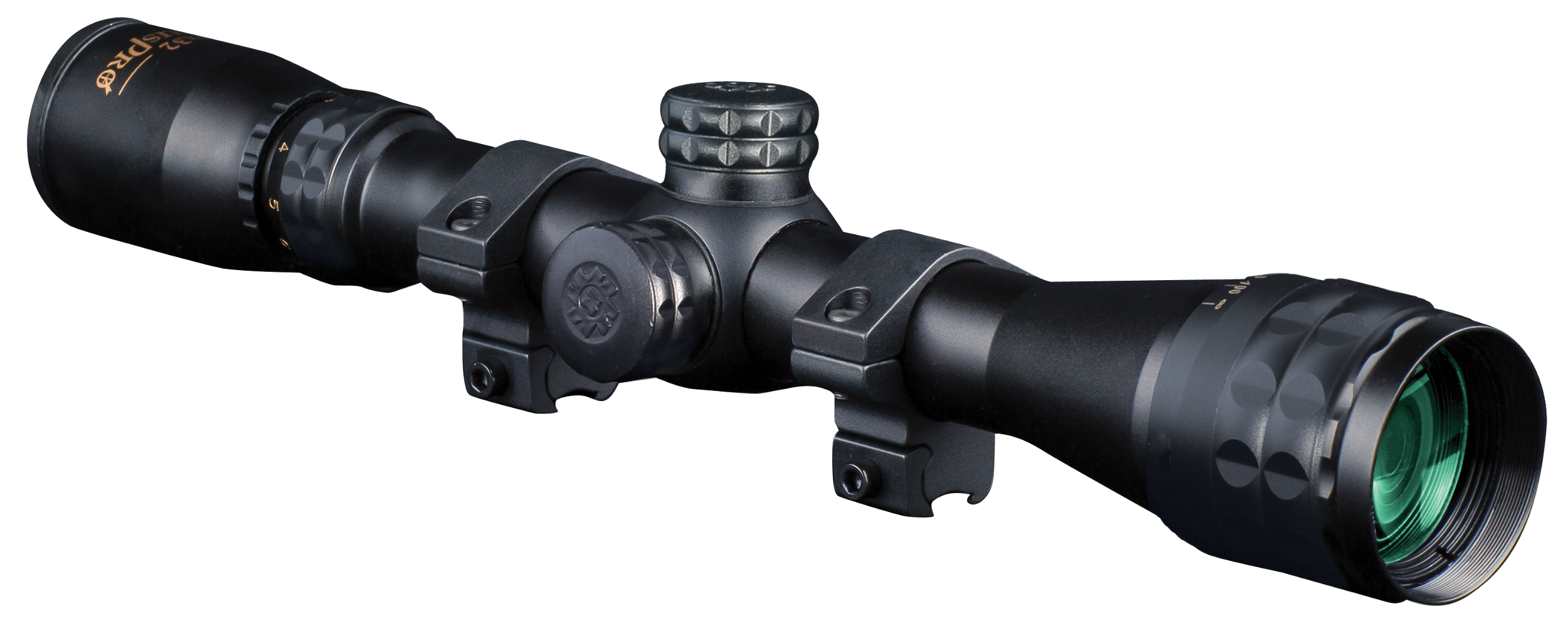 Konus 7267 KonusPro  Matte Black 3-9x32mm AO 1" Tube Engraved 30/30 Duplex Reticle Includes Mounting Rings