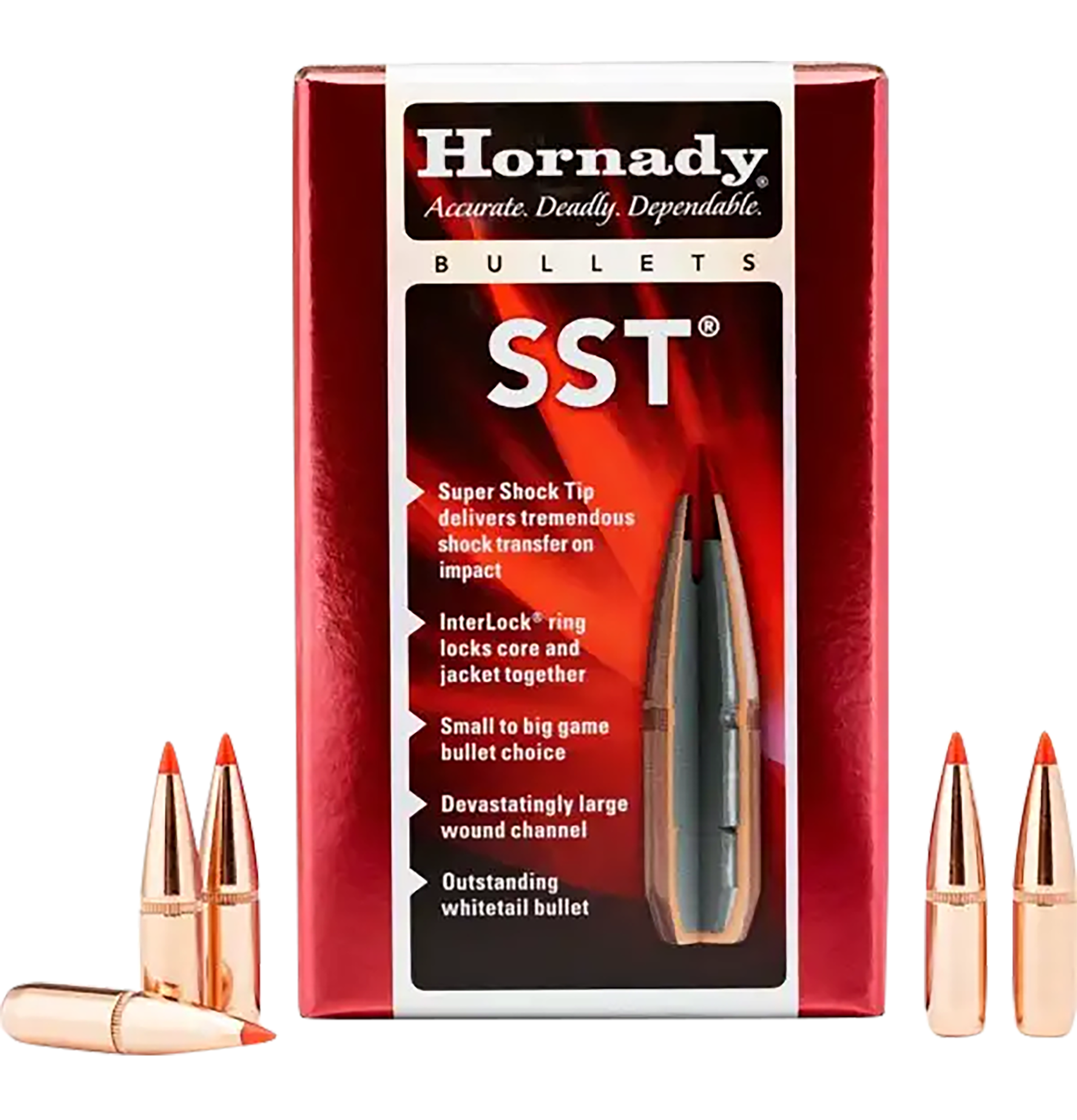 Hornady 27352 SST 270 Win .277 140 gr Super Shock Tip 100 Per Box/ 15 Case
