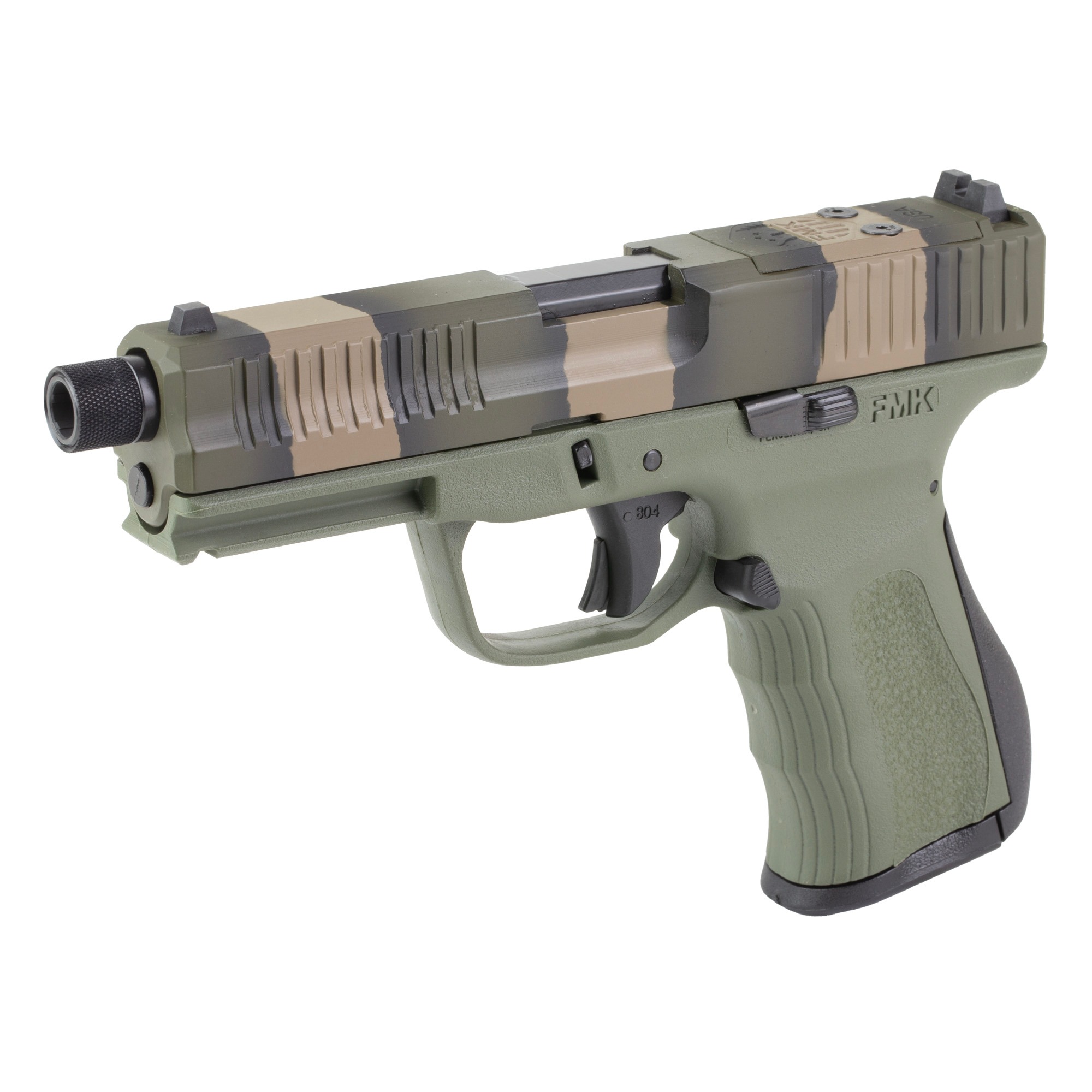 FMK G3 9MM 4.5" 17RD ODG/CAMO TB