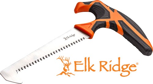 MC ELK RIDGE TREK 5" T-HANDLE SAW WITH SHEATH BLK/ORG/SS!