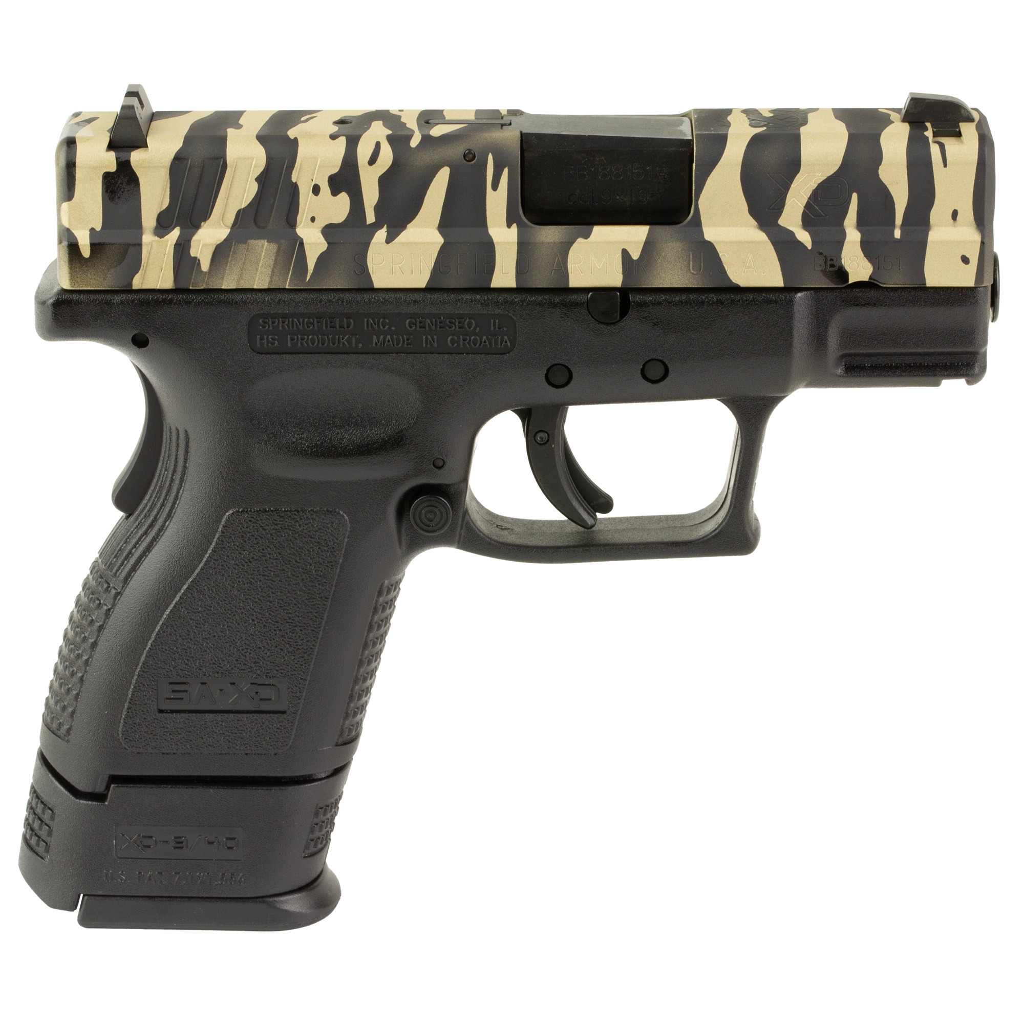 SPRGFLD XD9 DEF 9MM 3" 1-16RD 1-13RD