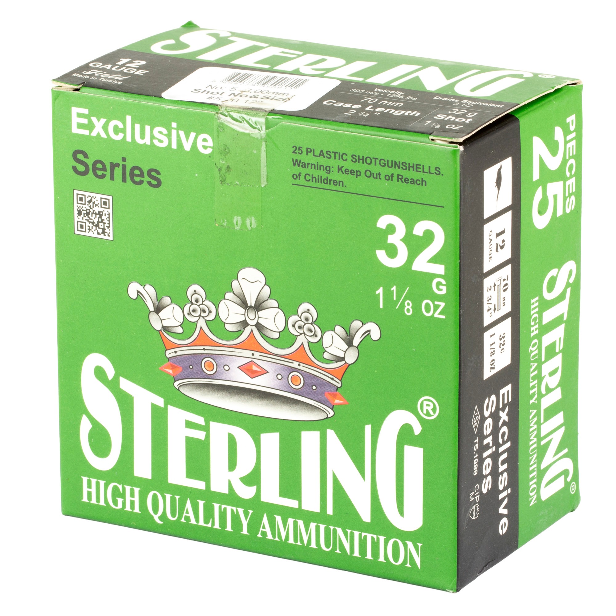 STERLING EXCLSV 12GA 2.75" #5 25/250