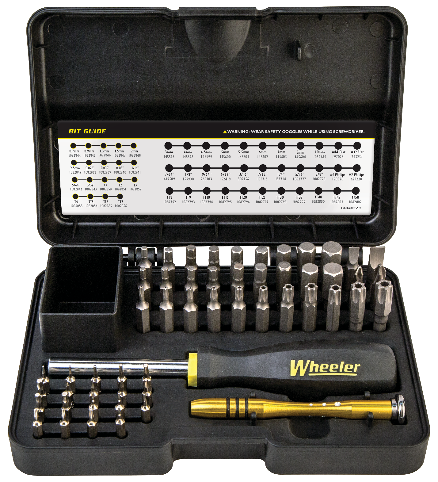 Wheeler 4001007 Hex-Torx Screwdriver Set 65 Pieces