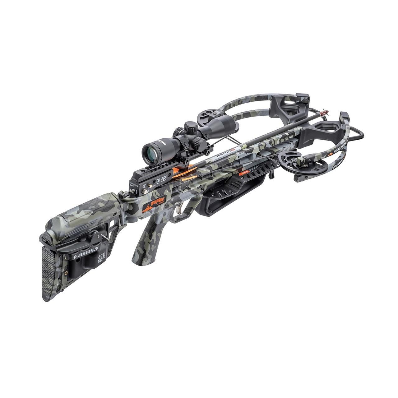 Wicked Ridge by Tenpoint Invader M1 Crossbow De-Cock ACU50 Manual Sled Pro-View 400 Scope