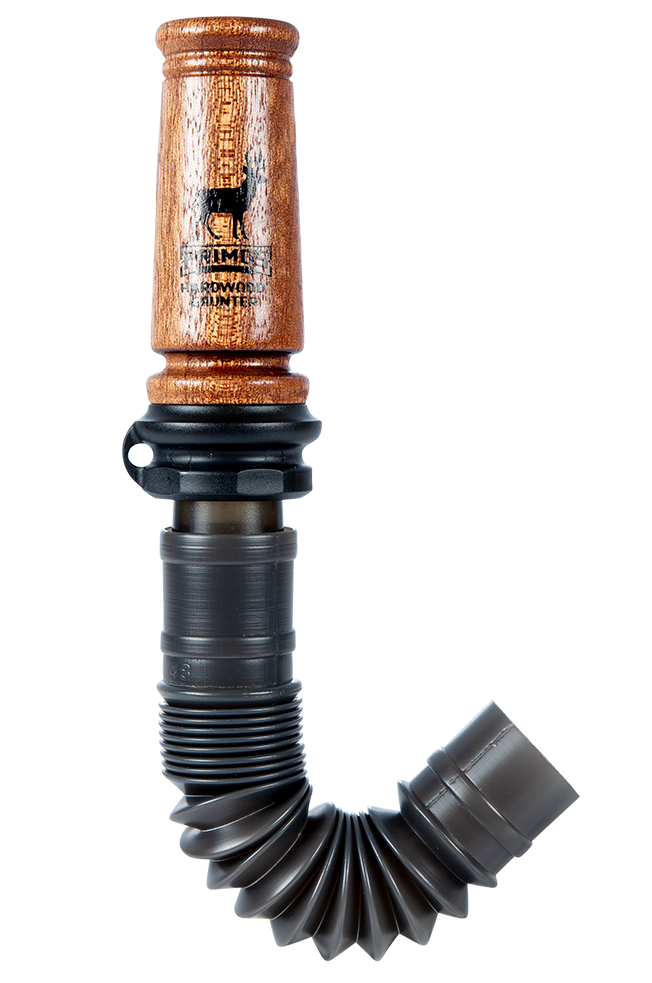 Primos 701 Hardwood Grunter Grunter Call Attracts Deer Species Black/Natural Wood/Plastic