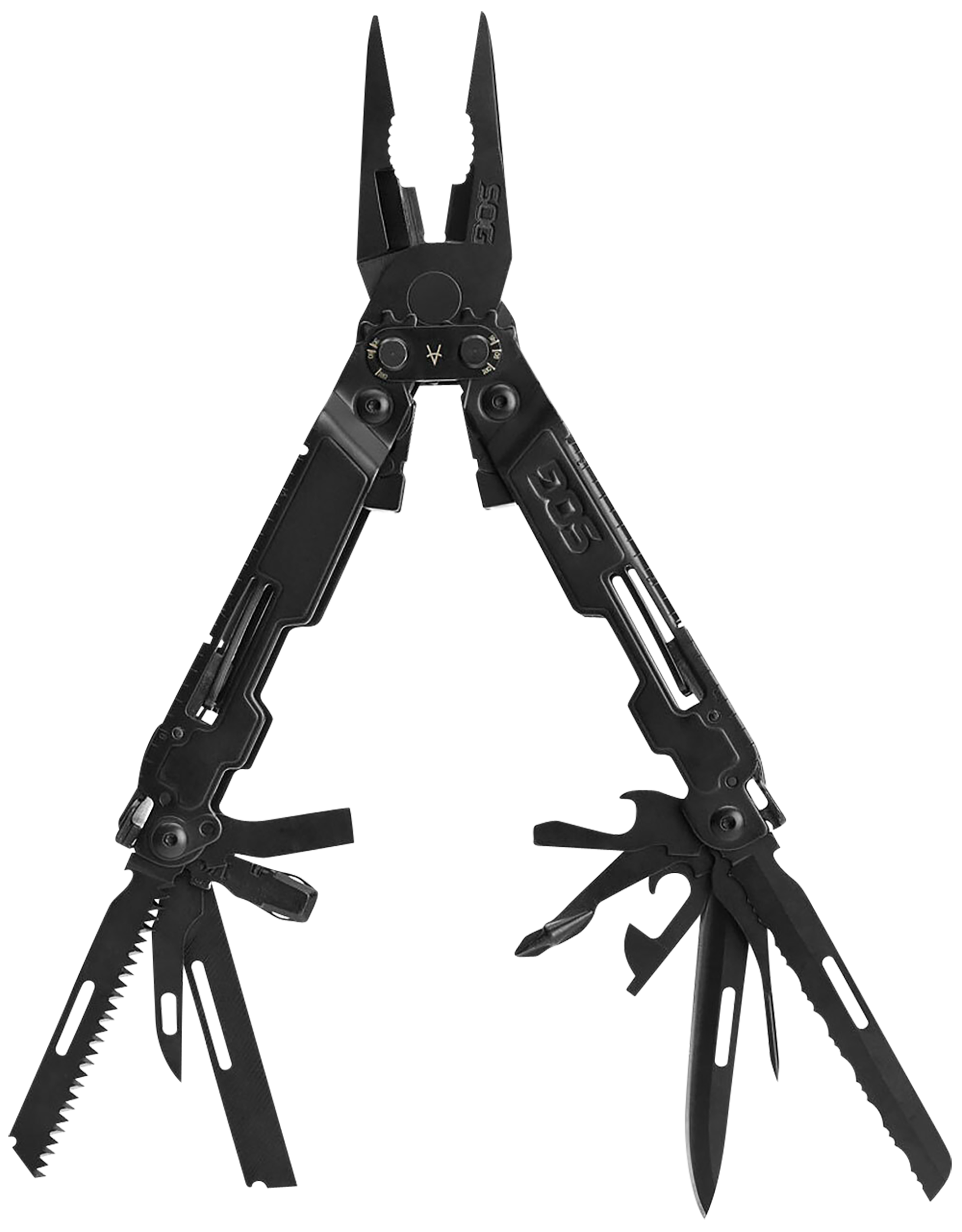 S.O.G SOGPA2002CP PowerAccess Deluxe Black Stainless Steel 21 Tools w/Sheath