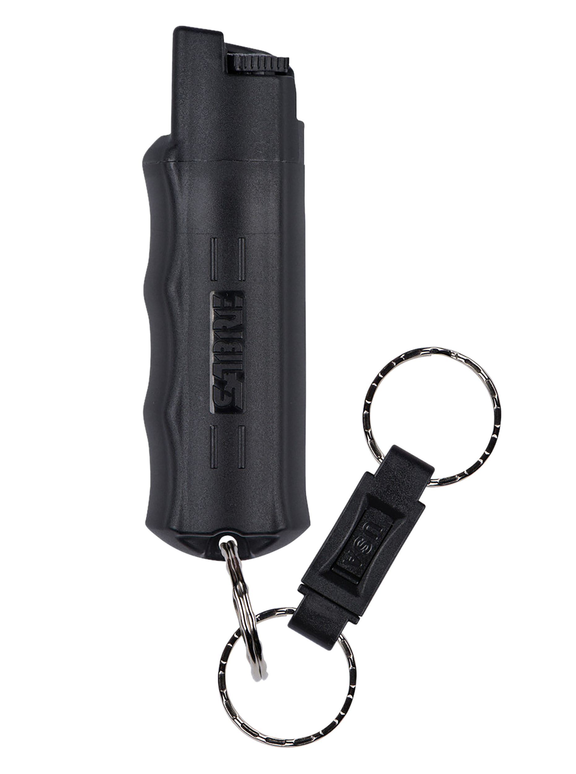 Sabre HC14BK Pepper Spray Red Pepper/UV Dye/Tear Gas 25 Bursts Black Aerosol Includes Case