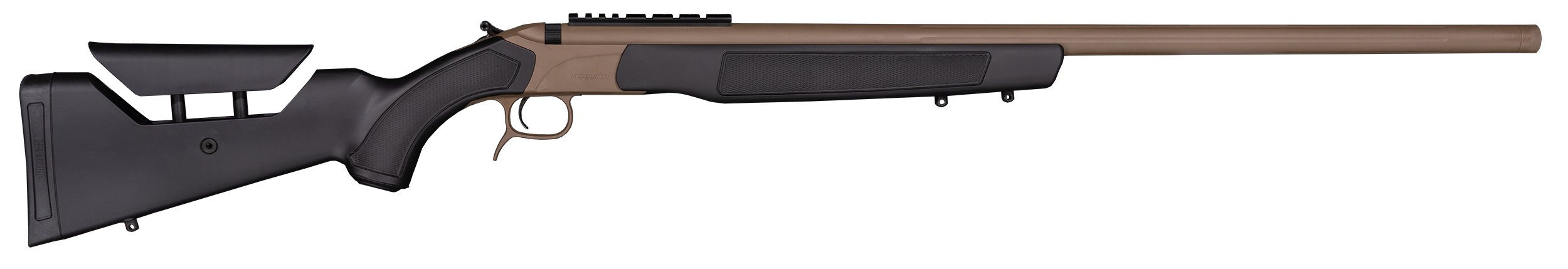 CVA PR3210NM Accura LR-X 45 Cal VariFlame 30" Flat Dark Earth Nitride Cerakote Fluted Threaded Barrel, Picatinny Rail Receiver, Black Adj Comb Synthetic Stock