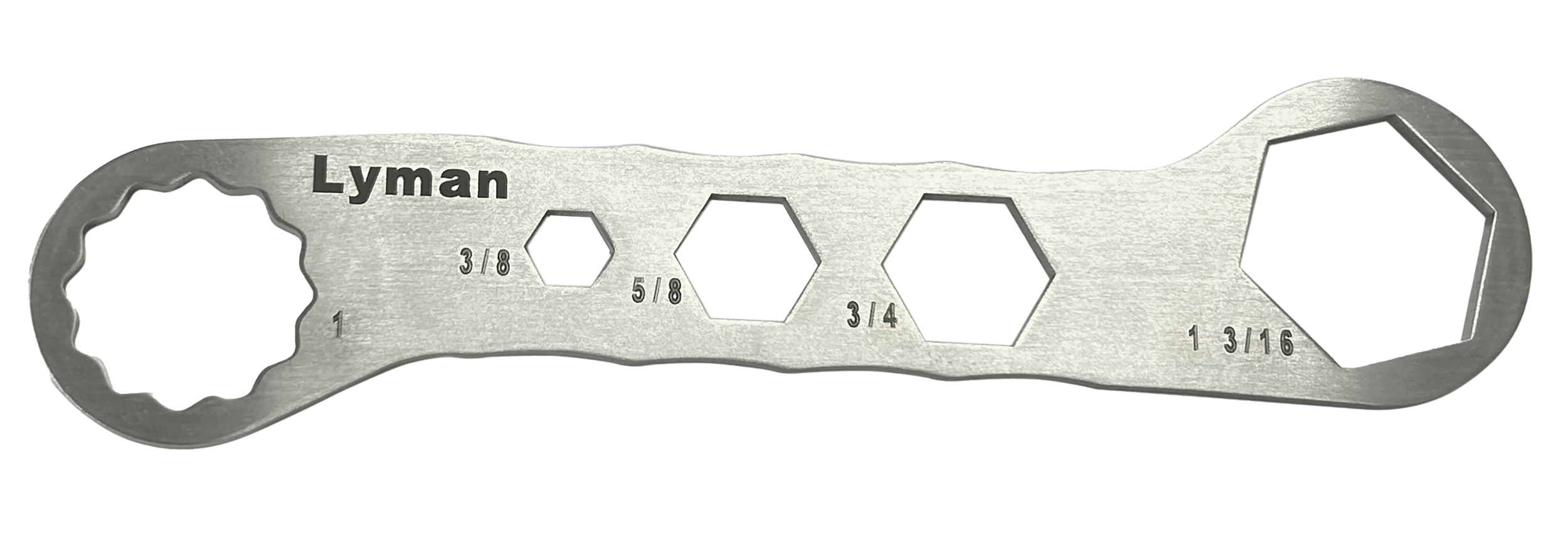Lyman 7631250 Brass Smith Die Wrench Silver Stainless Steel
