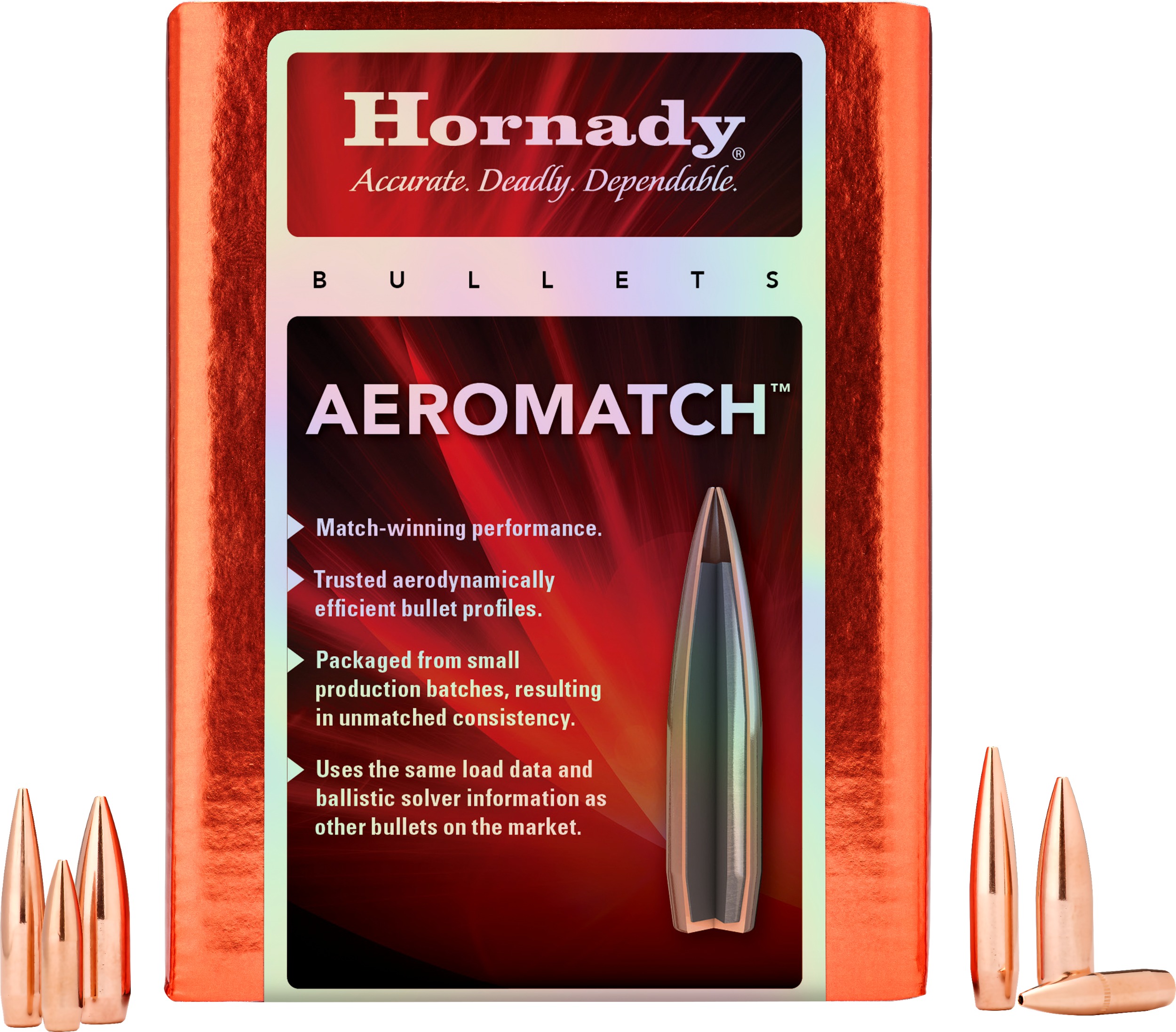 Hornady 227771   22Cal .224 77gr Hollow Point Boat Tail 500 Per Box/6 Case