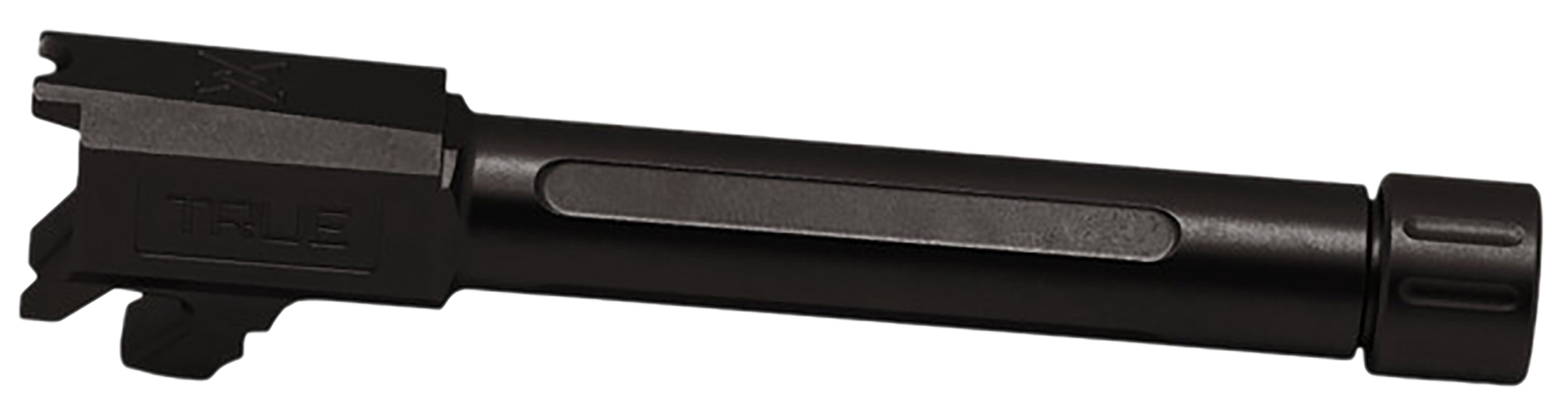True Precision Inc TPSHCPBXTBL Springfield  9mm Luger 3.70" Threaded Black Nitride Stainless Steel, Fits Springfield Hellcat Pro