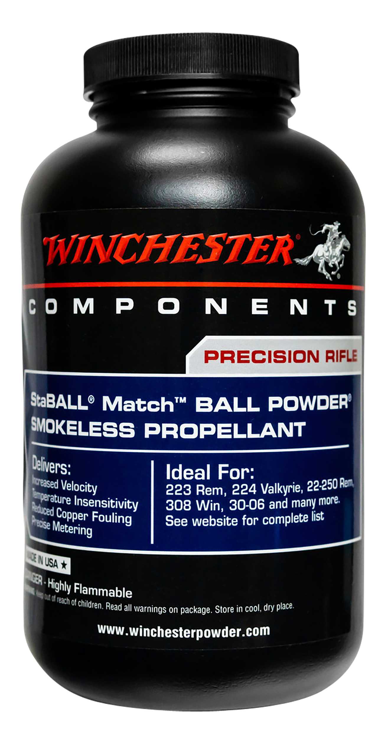 Winchester Powder STABALLMATCH1 Staball Match Rifle Powder 1LB