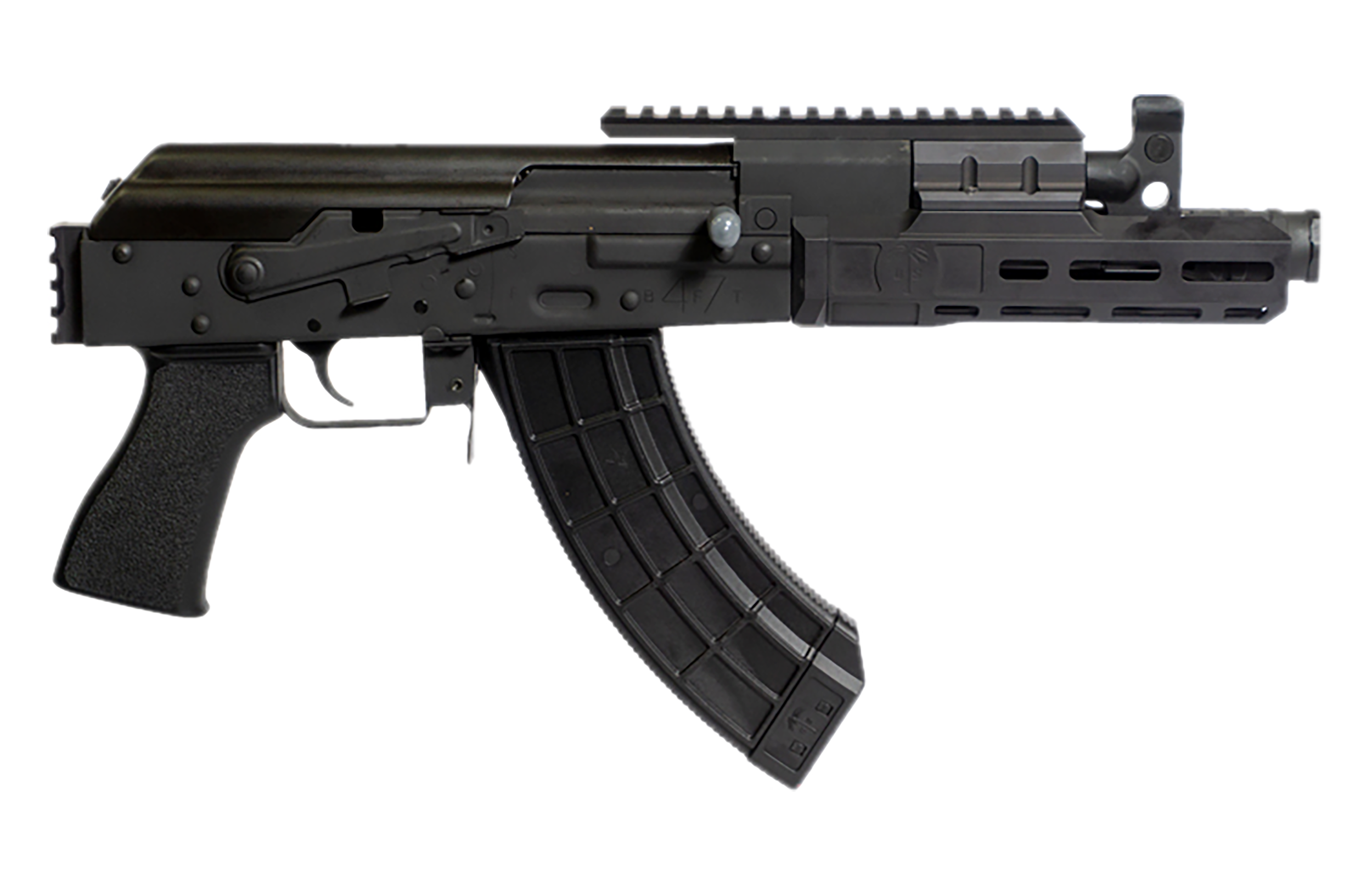 Century Arms HG8000N Draco 7.62x39mm 30+1 7.50" Black M-LOK Handguard, Black Picatinny Rail, Rear Picatinny Rail, Black Polymer Grip