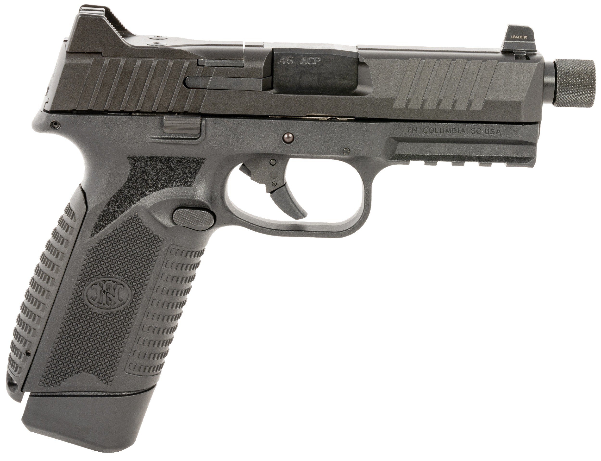 Fn 66101383 545 tactical 45 acp 15+1-18+1 4.71" black target crown-threa...-img-0