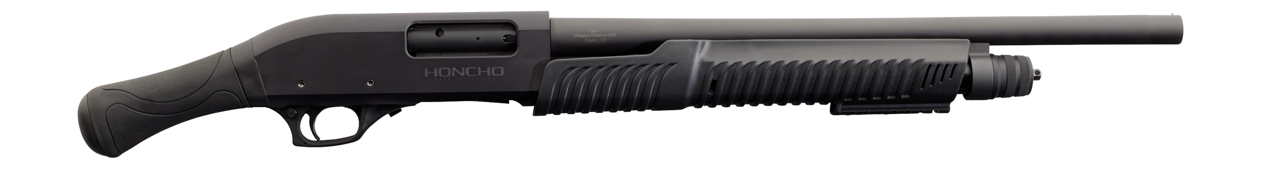 Chiappa Firearms 930429 Honcho Tactical *CA Compliant 20 Gauge 5+1 18.50" Matte Black Barrel & Receiver, Black Polymer Birds Head Grip