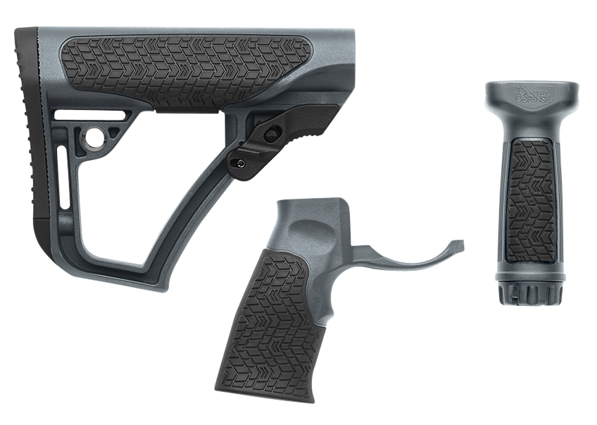 Daniel Defense 2810206145012 OEM  Collapsible Daniel Defense Tornado Polymer, Front & Pistol Grip, for AR-Platform with Mil-Spec Receiver Extension (Tube Not Included)
