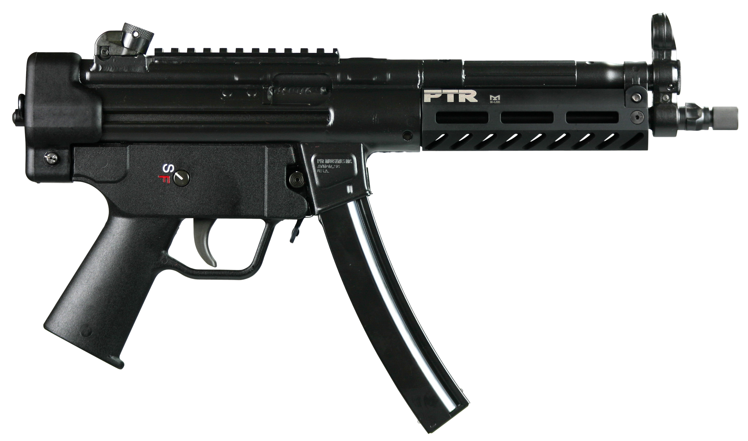 PTR 601 9CT  Pistol 9mm Luger 8.86" 30+1 Black Threaded 1/2 x 28 Top Rail