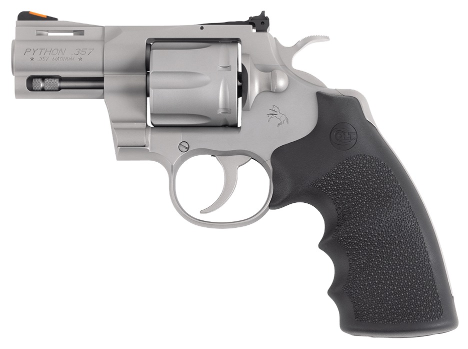CLT PYTHON 357MAG 2.5 MATTE SS RUBBER