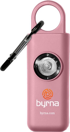 BYRNA BANSHEE ALARM/FLASHING LIGHT DEVICE W/CLIP PINK