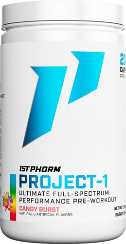 1st Phorm Project-1 Pre Workout Candy Burst