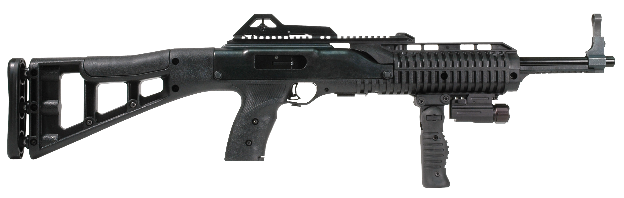 Hi-Point 995FGFLTS 995TS Carbine 9mm Luger 16.50" 10+1 Black All Weather Molded Stock W/Forward Folding Grip and Weapon-Mounted Flashlight
