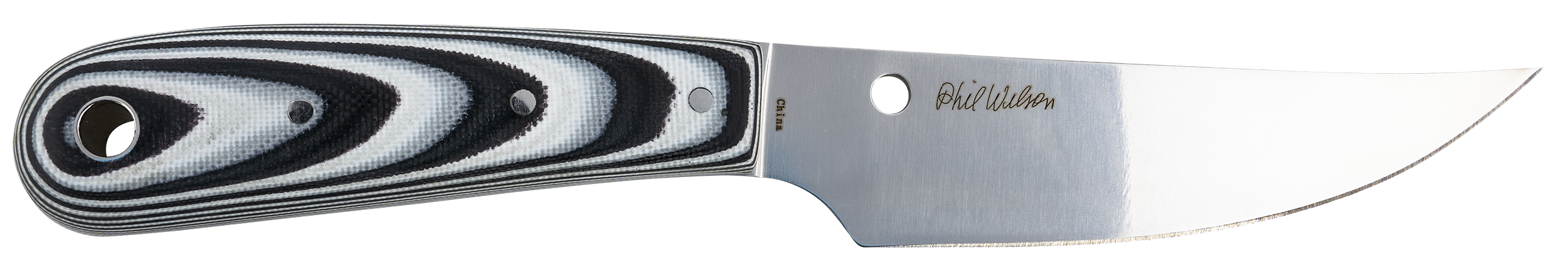 Spyderco FB46GP Bow River  4.36" Fixed Drop Point Plain 8Cr13MoV SS Blade Layered Black & Gray G10 Handle Includes Sheath