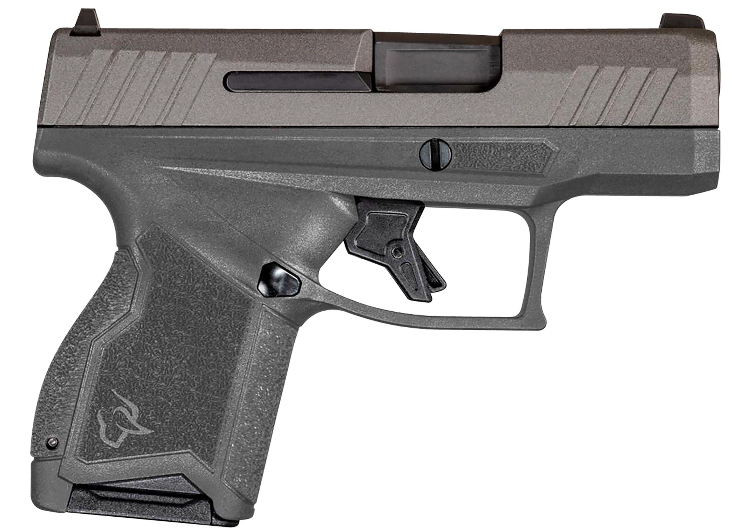 Taurus 1-GX4M93CG GX4 Micro-Compact 9mm Luger Caliber with 3.06" Barrel, 11+1 Capacity, Gray Finish Frame, Serrated Tungsten Gray Cerakote Steel Slide & Interchangeable Backstrap Grip Includes 2 Mags