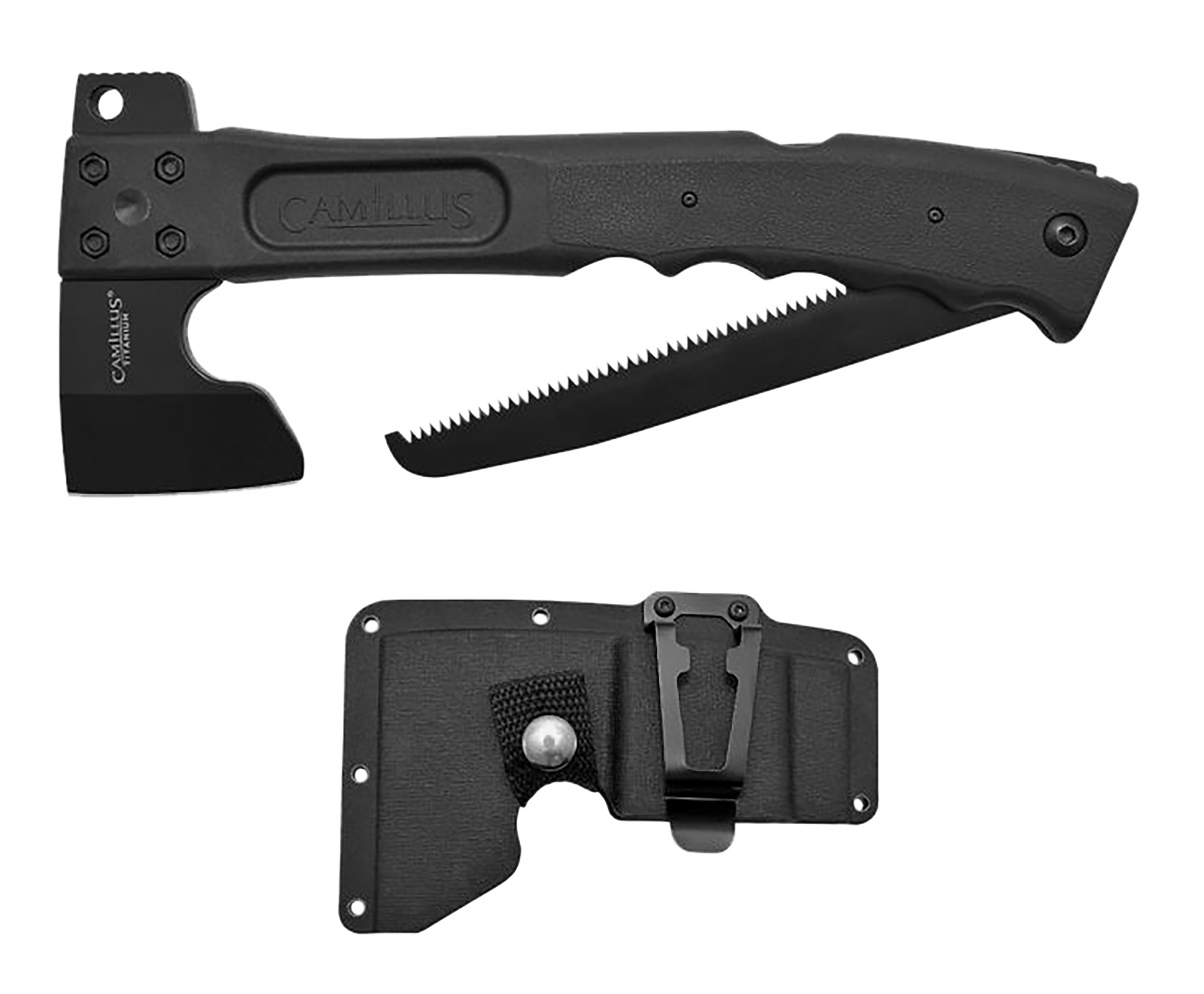 Camillus 19142 Camtrax 3-in-1 2.75" Titanium Coated Stainless Steel Blade 12"