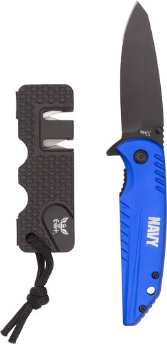 CASE KNIVES U.S. NAVY 2.9" FOLDER WITH SHARPENER
