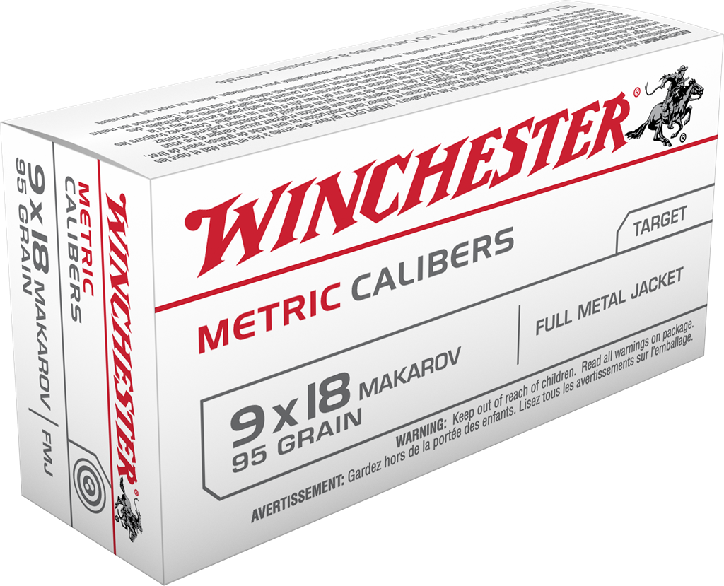 d9X18 MAKAROV 95GR FMJ 50RDS