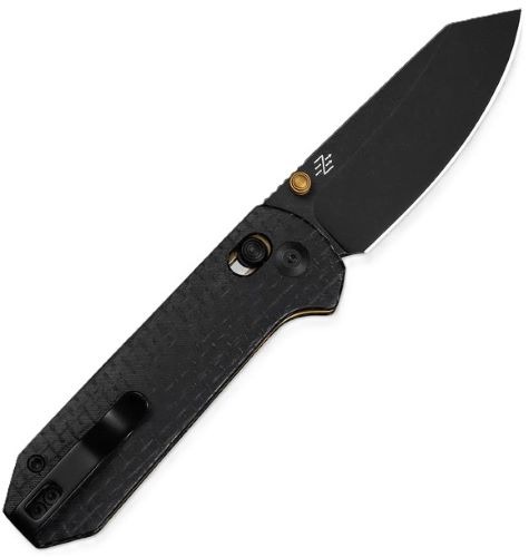 CIVIVI KNIFE YONDER 2.88" BLACK BURLAP BLACK STONEWASH