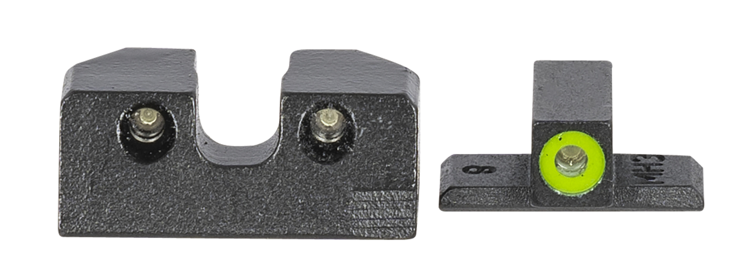 Meprolight USA 401103111 Hyper-Bright Green Tritium Green Outline Front Sight-Green Tritium Black Outline Rear Sig Sauer P-Series
