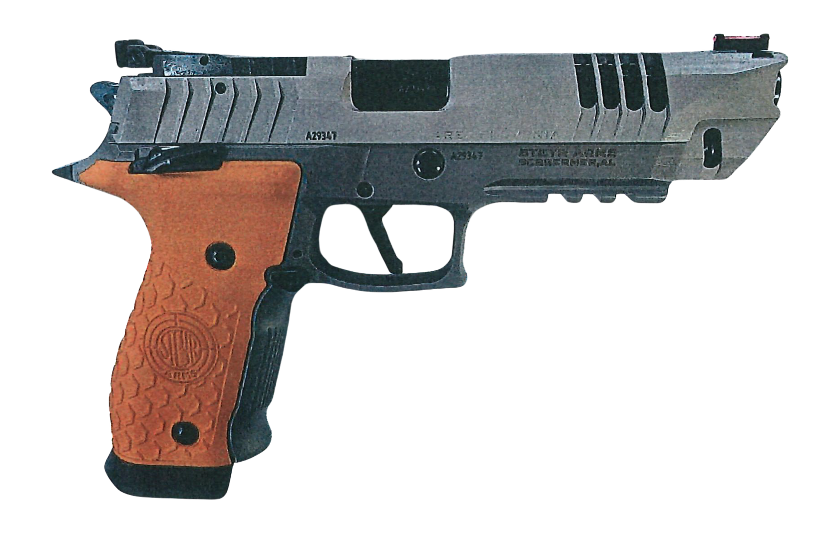Steyr Arms ATC5ROCK ATC Rock 9mm Luger 20+1 5" Black Barrel, Black Stainless Steel Lightening Cut/Optic Cut/Serrated Slide, Black Stainless Steel Frame w/Beavertail & Picatinny Rail