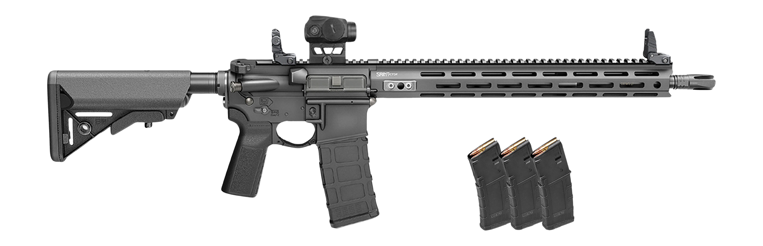 Springfield Armory STV916556BLCV2B5PAC SAINT Victor V2 Gear Pac 5.56 NATO 10+1 16" Black Melonite Barrel, Black Hardcoat Anodize Aluminum Receiver w/Picatinny Rail, M-LOK Handguard, B5 Enhanced SOPMOD