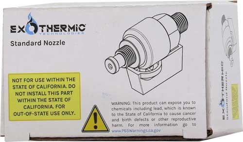 EXOTHERMIC TECHNOLOGIES STANDARD RANGE NOZZLE