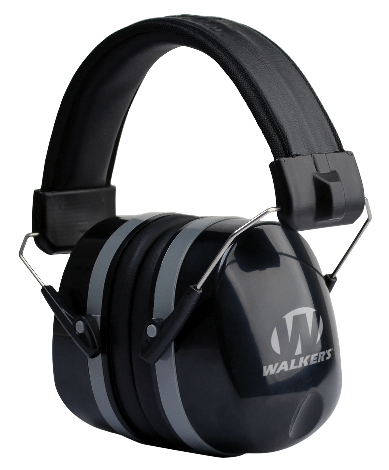 Walker's GWPEXFM5 Premium Passive Muff 32 dB Over the Head Black Polymer