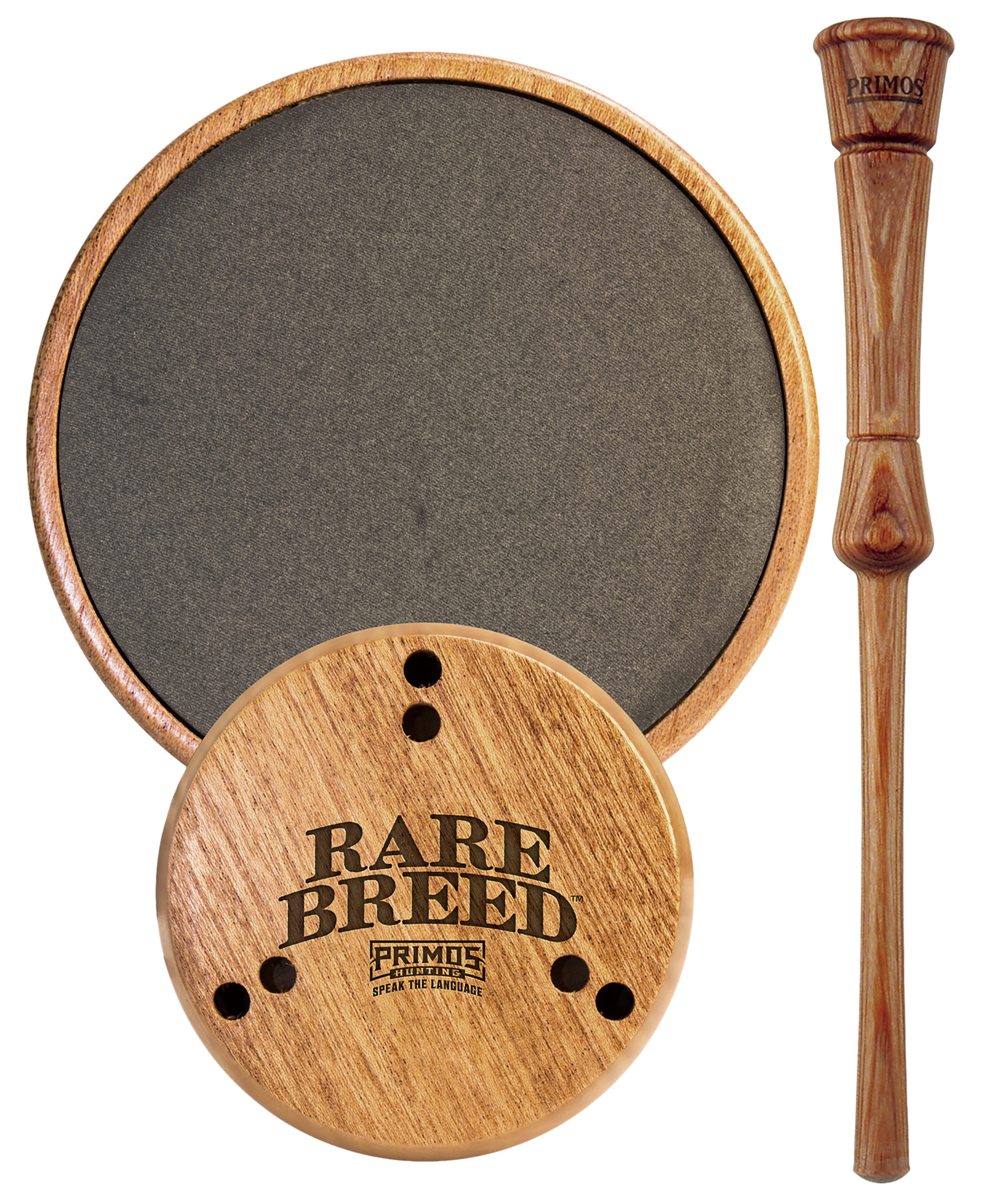 Primos PS2904 Rare Breed  Friction Call Attracts Turkeys Natural Wood/Slate