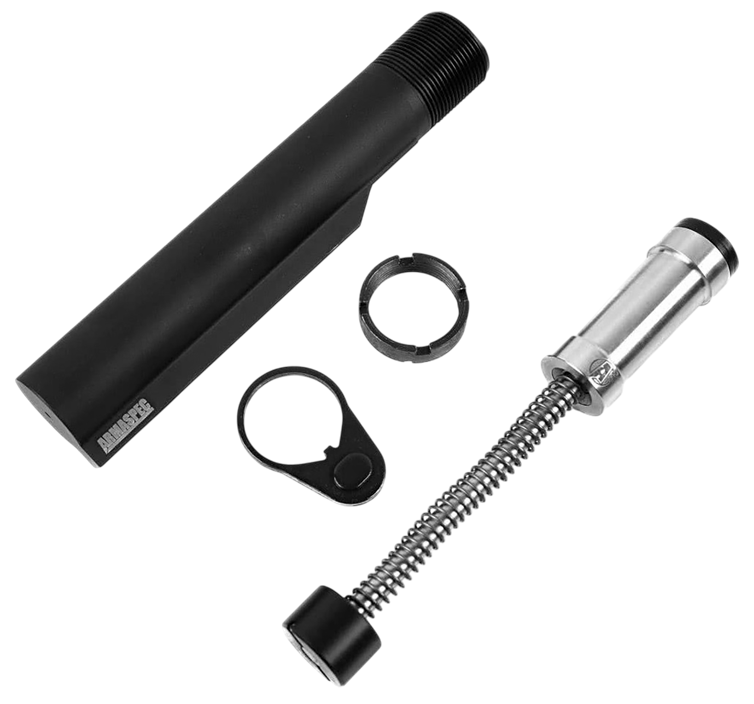 Armaspec ARM268-H3 SMB-H3 Buffer Kit Black/Silver AR-15 Gen3