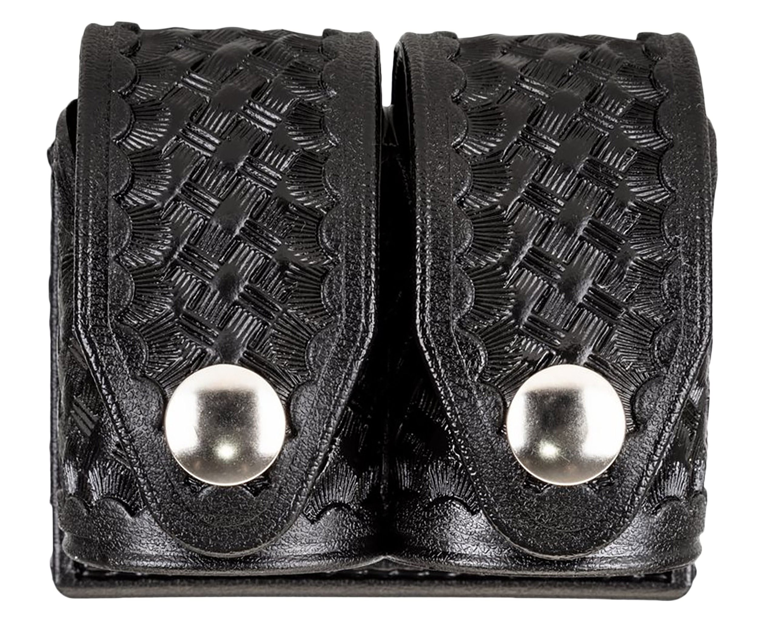 HKS 203BLBN SpeedLoader Case  Double Large Black Hytrel Belt Loop Belts 2.25" Wide