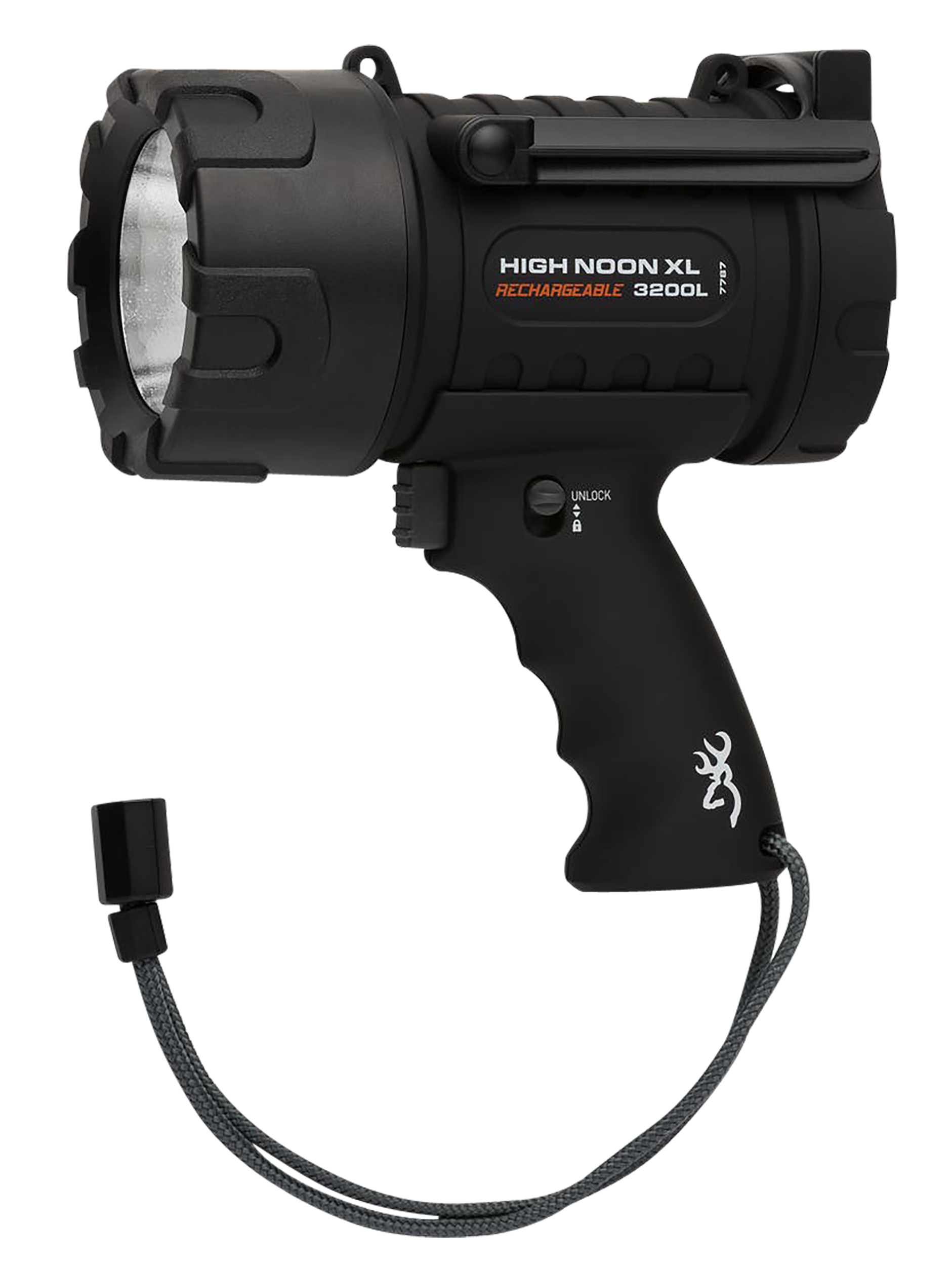 Browning 3717787 High Noon XL Black 100-3200 Lumens White LED Polymer