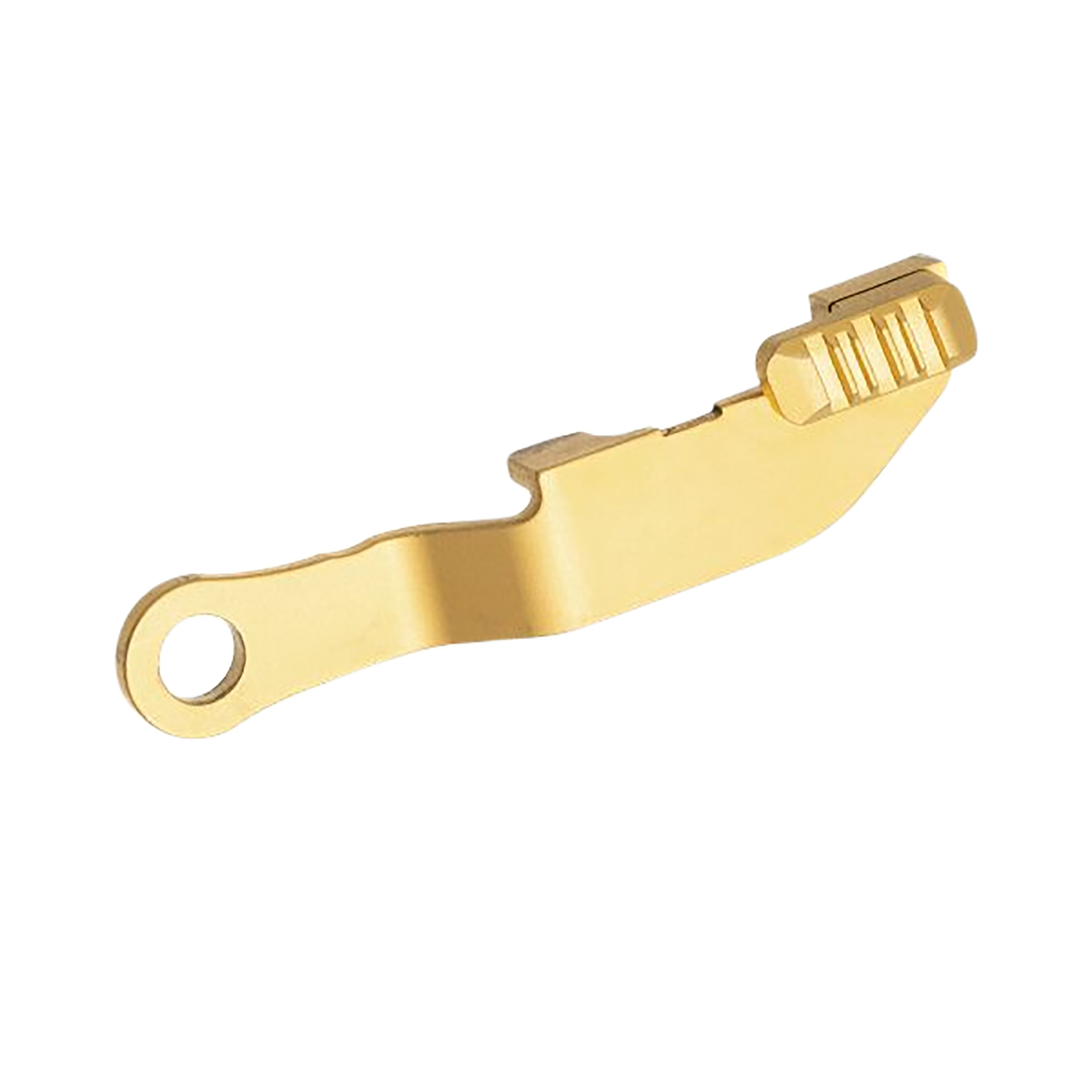 Tyrant CNC TDHCATSCLGOLD Hellcat Extended Slide Release Gold Stainless Steel Pistol