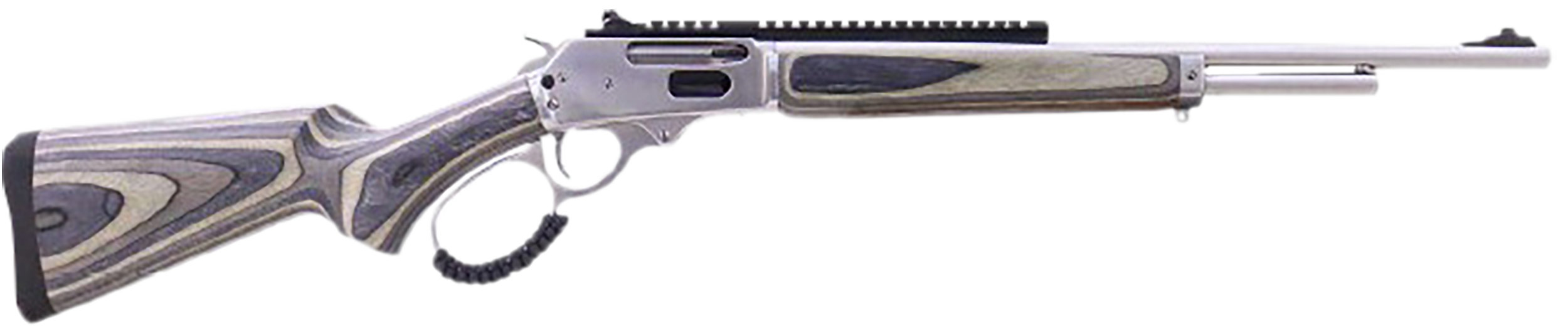 Rossi 950045189LW R95  45 Colt 8+1 18" Matte Stainless Threaded Barrel, Stainless Polished Stainless Steel Receiver, Fixed Laminate Stock